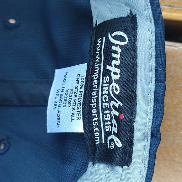 Imperial Monarch Beach Embroidered Strapback Hat Cap OSFA - Picture 11 of 11